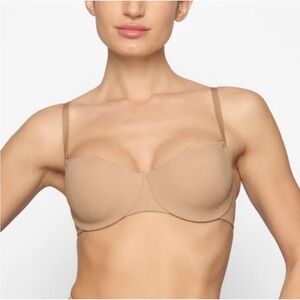 SKIMS - Smoothing Intimates Strapless Bra 34DD Clay | New